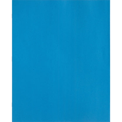 Business Source Letter Recycled Pocket Folder - 8 1/2" x 11" - 100 Sheets Capacity - 3 x Prong Fastener - 1/2" Fastener 