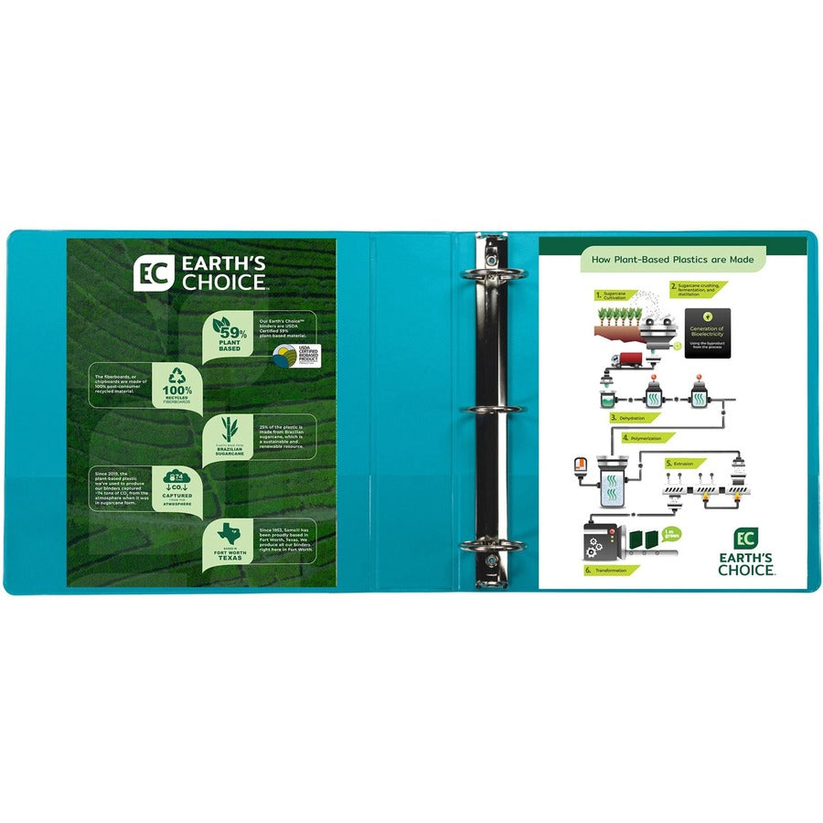 Samsill Earth's Choice Plant-based View Binders - 2" Binder Capacity - Letter - 8 1/2" x 11" Sheet Size - 425 Sheet Capa