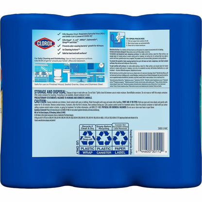 Clorox Disinfecting Cleaning Wipes Value Pack - For Multi Surface - Ready-To-Use - Fresh, Citrus Blend Scent - 3 / Pack