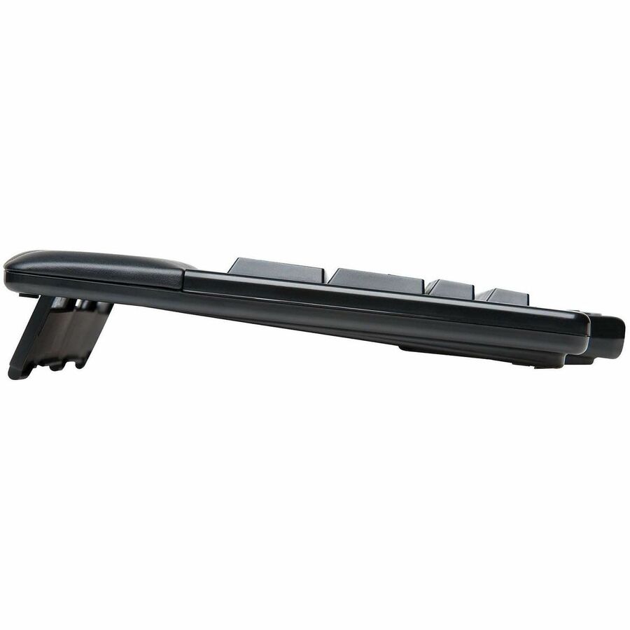Kensington Pro Fit Wireless Desktop Set - USB Wireless RF 2.40 GHz Keyboard - Black - USB Wireless RF Mouse - Black - Ri