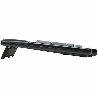 Kensington Pro Fit Wireless Desktop Set - USB Wireless RF 2.40 GHz Keyboard - Black - USB Wireless RF Mouse - Black - Ri