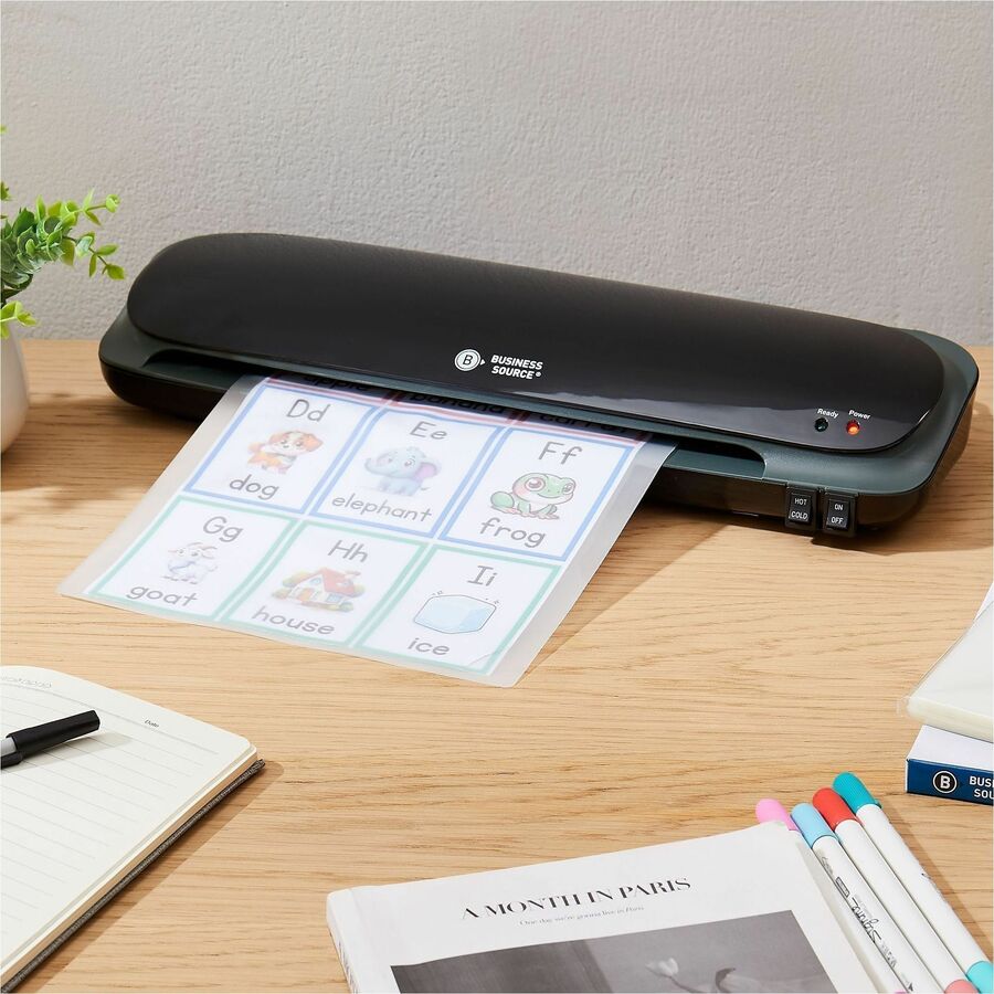 Business Source Letter Size Laminating Pouches - Sheet Size Supported: Letter 8.50" Width x 11" Length - 50 / Box