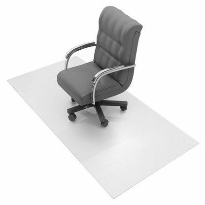 Floortex XXL Polycarbonate Rectangular Chair Mat for Hard Floors - 60" x 79" - Hard Floor, Home, Office