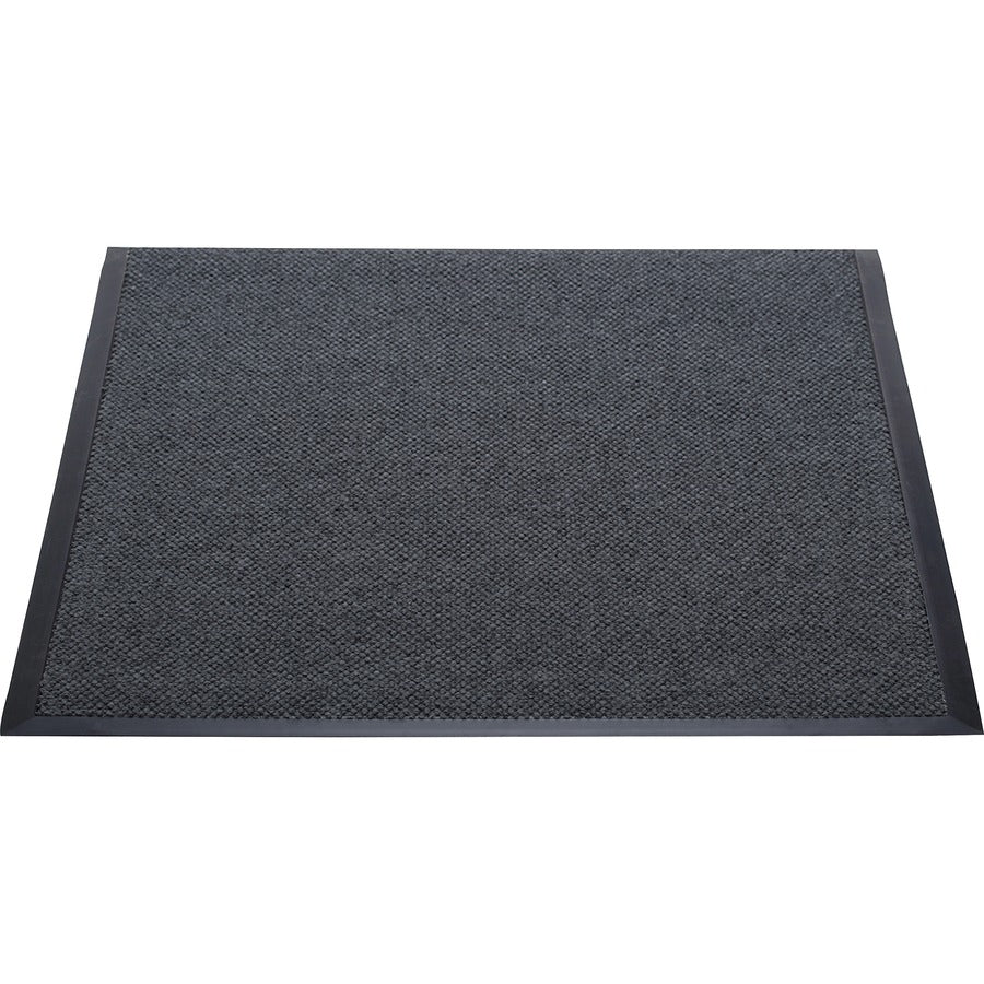 Genuine Joe Ultraguard Berber Heavy Traffic Mat - Hard Floor, Indoor, Outdoor - 72" Length x 48" Width - Rubber - Charco