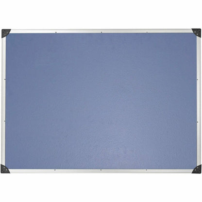 Lorell Corkboard - 48" Board Height x 72" Board Width - Silver Cork, Brown Surface - Resist Warping, Durable, Laminated,