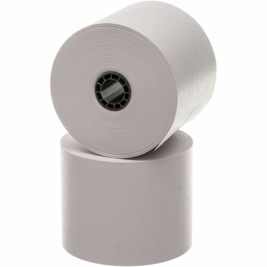 Business Source 1-Ply 126' Adding Machine Paper Rolls - 2 1/4" x 126 ft - 13.80 lb Basis Weight - Sustainable Forestry I