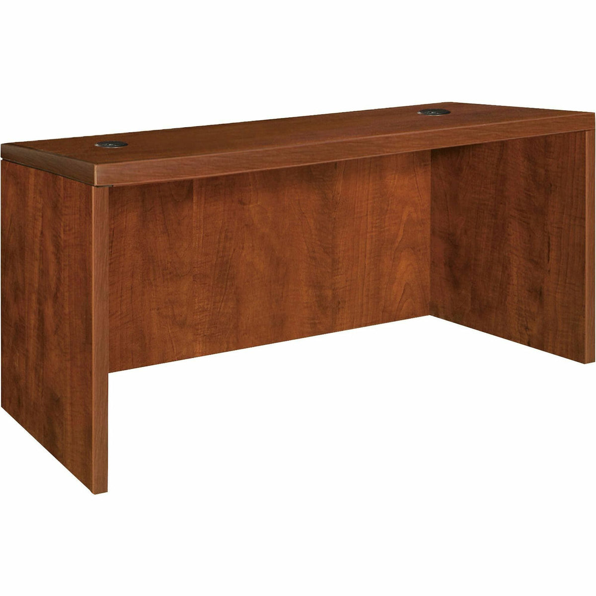 Lorell Essentials Series Rectangular Desk Shell - 29.5" Height x 47.3" Width x 29.5" Depth x 1" Thickness - Finish: Cher