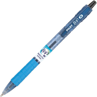 Pilot Med-Point Ballpoint Pens - Medium 1.0mm Point Size - Refillable - Retractable - Black Gel-based Ink - Plastic Barr