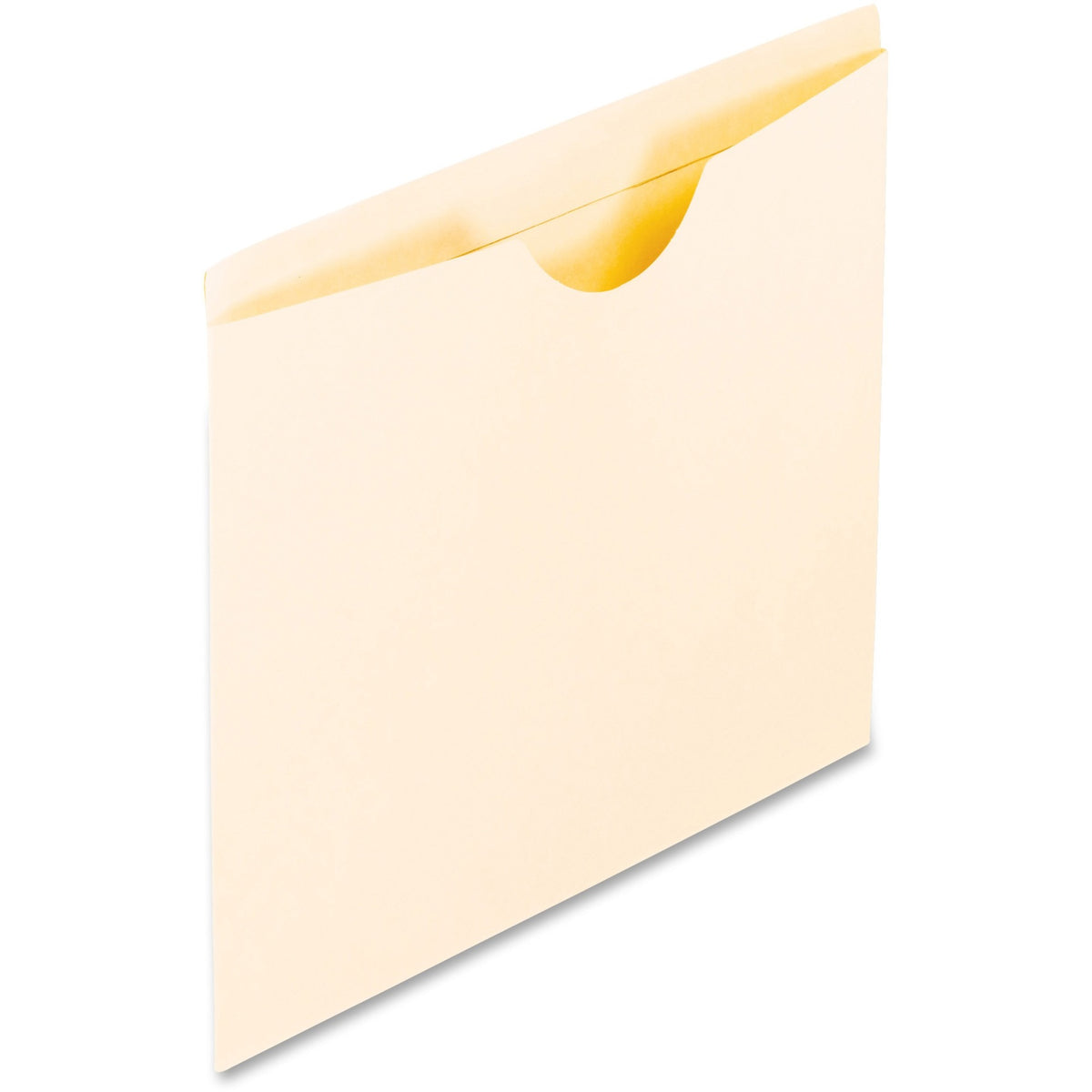 Pendaflex Letter Recycled File Jacket - 8 1/2" x 11" - 11 pt. - Manila Paper - Manila - Double-ply Reinforced Top, Thumb