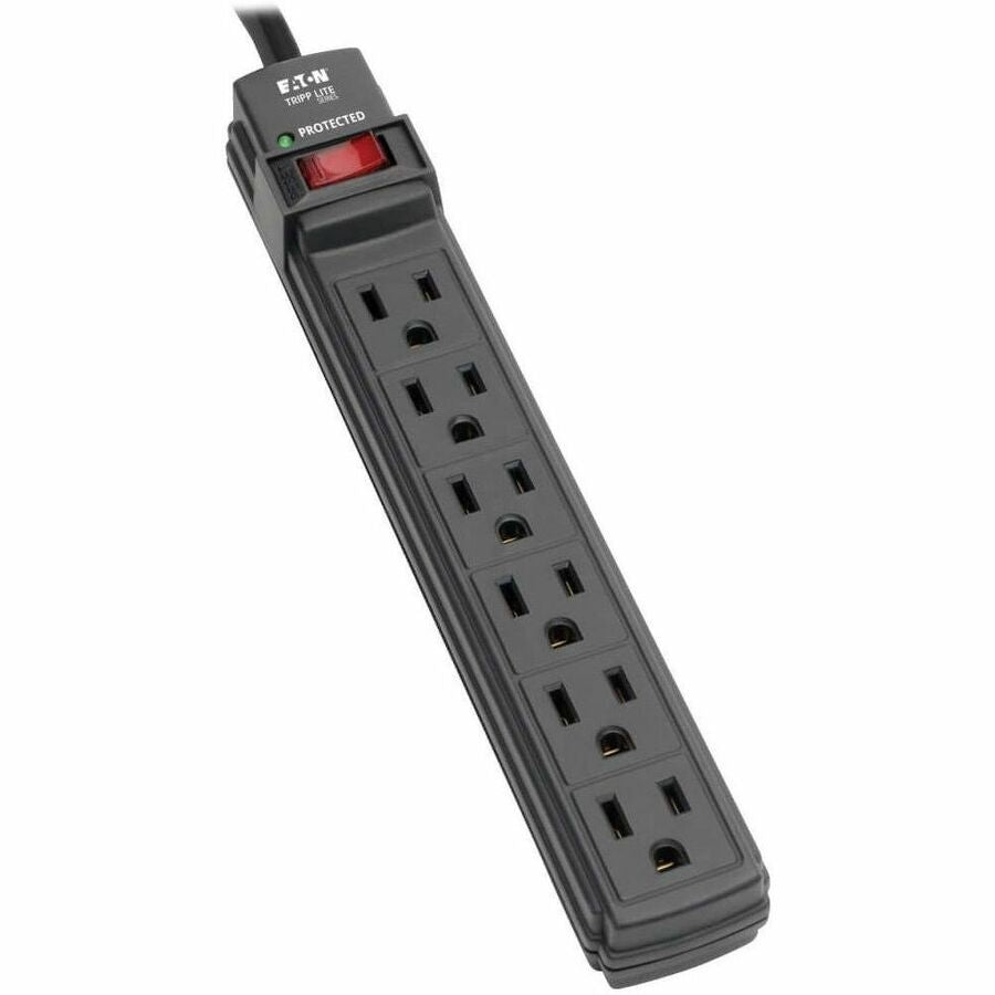 Tripp Lite series Protect It! TLP6B 6-Outlets Surge Suppressor - NEMA 5-15P - 6 x NEMA 5-15R - 1875 VA - 360 J - 125 V A