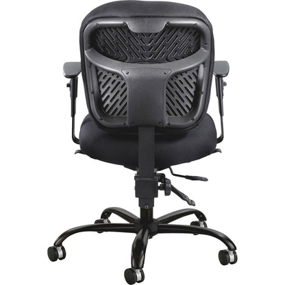 Safco Task Chair Adjustable T-Pad Arm Kit - Black - 2 / Pair