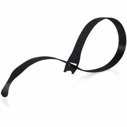 VELCRO® ONE-WRAP Thin Ties 15in x 1/2in Ties Gray & Black 30 ct - Cable Tie - Black, Gray - 25 lb Loop Tensile - 15" Len