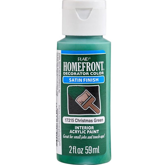 Homefront Satin Christmas Green Hobby Paint 2 oz