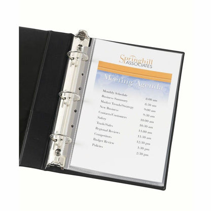 Avery® Mini Diamond Clear Heavyweight Sheet Protectors - 1 x Sheet Capacity - For 5 1/2" x 8 1/2" Sheet - 7 x Holes - 3 