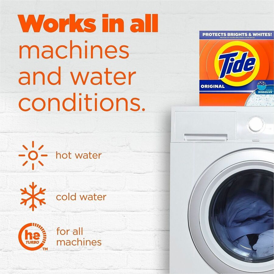 Tide Ultra Coin Vend Laundry Detergent - For Laundry - 1.45 oz (0.09 lb) - Recommended For: Stain Remover - Orange, Blue