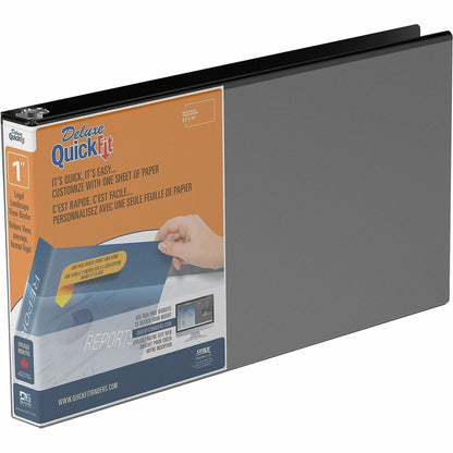 QuickFit 9500 Ring Binder - 1" Binder Capacity - Legal - 8 1/2" x 14" Sheet Size - 200 Sheet Capacity - 3 x 1" Ring - Fa