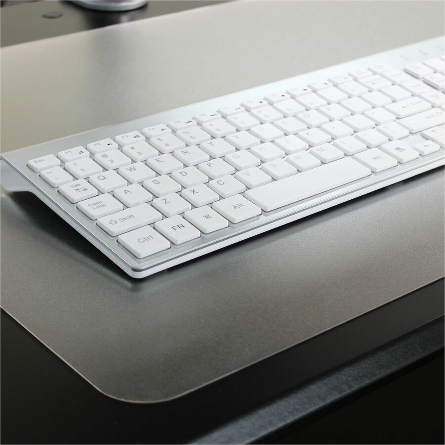Floortex Desktex® Polycarbonate Desk Pad 19" x 24" - Rectangular - 19" Width x 24" Length x 0.03000" Depth - Clear Backi