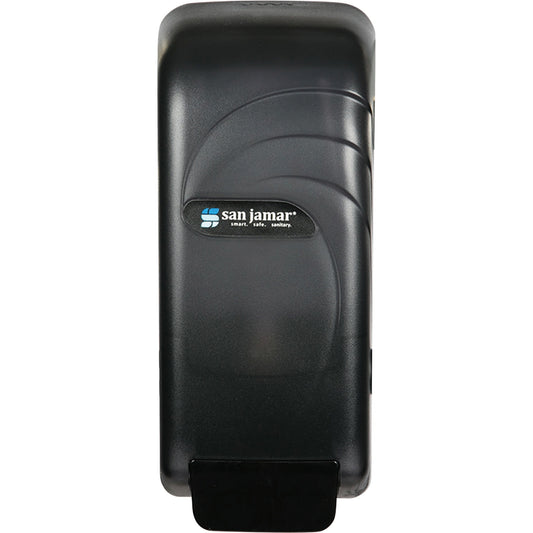 San Jamar Soap & Hand Sanitizer Dispenser - 27.05 fl oz Capacity - Black - 1 Each