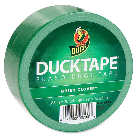 Duck Brand Brand Color Duct Tape - 20 yd Length x 1.88" Width - Green - For Repairing, Color Coding, Packing, Crafting -
