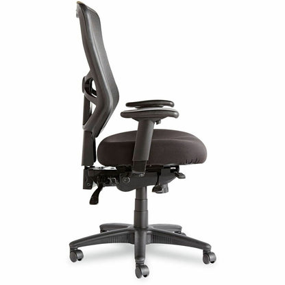 Alera Elusion Executive Chair - Black Seat Color - Fabric Seat Material - Black Back Color - Mesh Back Material - Black 