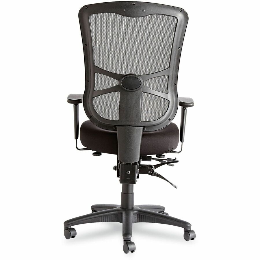 Alera Elusion Executive Chair - Black Seat Color - Fabric Seat Material - Black Back Color - Mesh Back Material - Black 