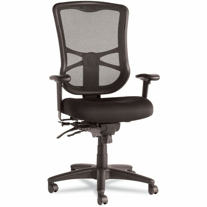 Alera Elusion Executive Chair - Black Seat Color - Fabric Seat Material - Black Back Color - Mesh Back Material - Black 