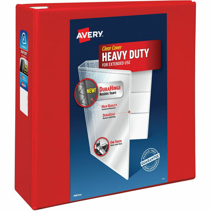 Avery® Heavy-Duty View Binders with One Touch EZD Rings - 4" Binder Capacity - Letter - 8 1/2" x 11" Sheet Size - 780 Sh