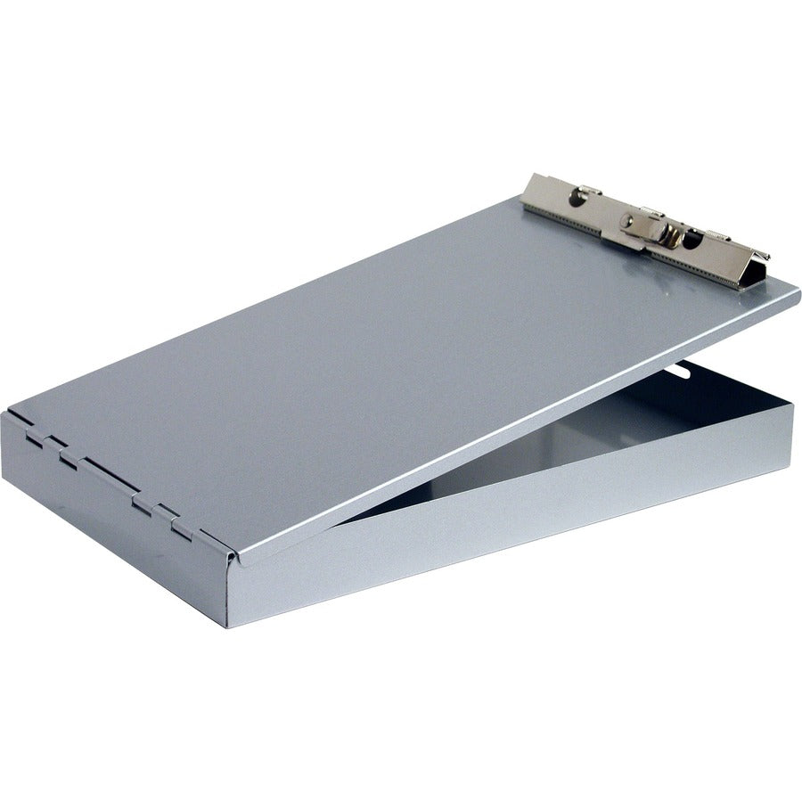 Saunders Recycled Aluminum Redi-Rite Clipboard - Top Opening - 6" x 9" Sheet Size - Aluminum - Silver - 1 Each