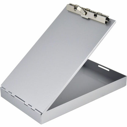 Saunders Recycled Aluminum Redi-Rite Clipboard - Top Opening - 6" x 9" Sheet Size - Aluminum - Silver - 1 Each