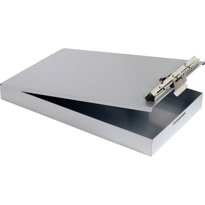 Saunders Recycled Aluminum Redi-Rite Clipboard - Top Opening - 6" x 9" Sheet Size - Aluminum - Silver - 1 Each
