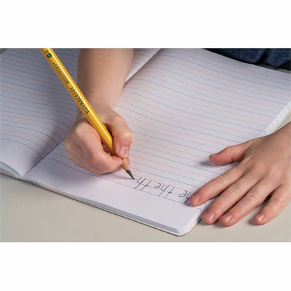 Pacon Primary Journal Dotted Midline Comp Book - 100 Sheets - 0.63" Ruled - 7 1/2" x 9 3/4" Sheet Size - White Paper - R