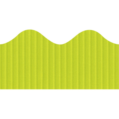 Bordette Decorative Border - Fade Resistant - 2.25" Width x 600" Length - Lime - 1 Roll