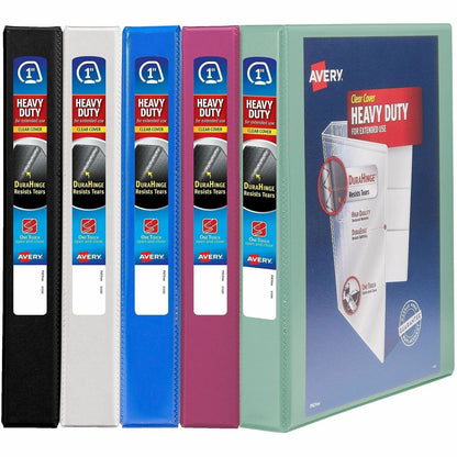 Avery Heavy-Duty View Binder - 1" Binder Capacity - Letter - 8 1/2" x 11" Sheet Size - 250 Sheet Capacity - 1 2/5" Spine