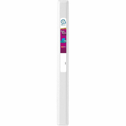 Avery 1/2" Two-Tone View 3-Ring Binder With Pockets - 1/2" Binder Capacity - Letter - 8 1/2" x 11" Sheet Size - 135 Shee