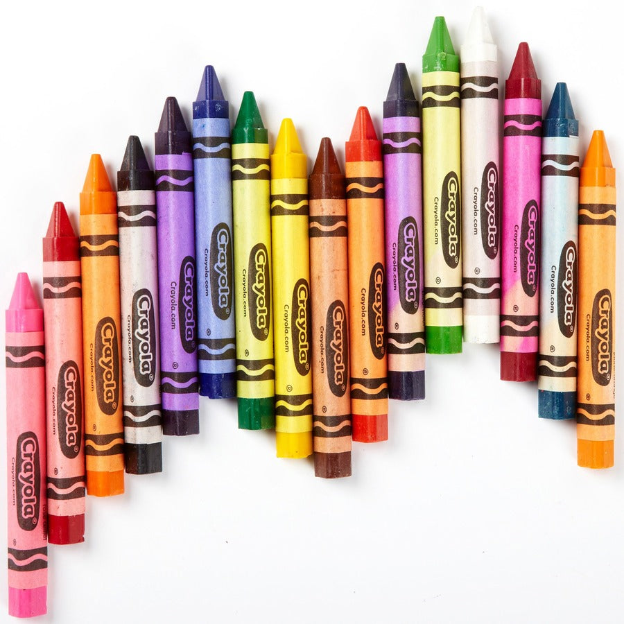 Crayola Triangular Anti-roll Crayons - 1 Box