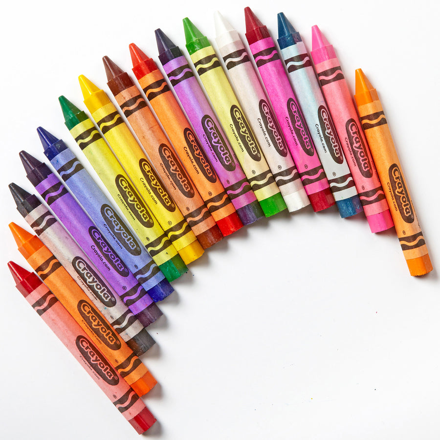 Crayola Triangular Anti-roll Crayons - 1 Box