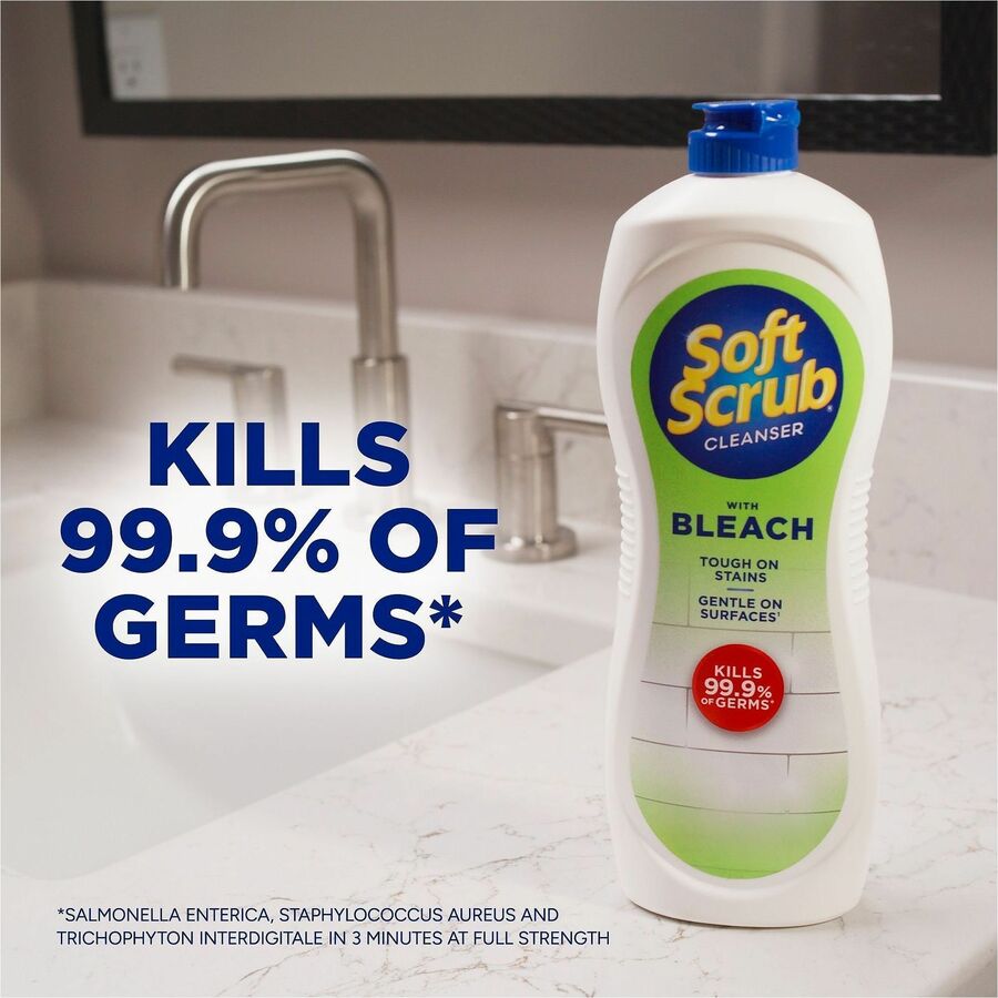 Dial Soft Scrub Bleach Cleanser - 36 fl oz (1.1 quart) - 6 / Carton