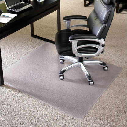 ES ROBBINS High-Pile Carpet Chair Mat - Pile Carpet, High Pile Carpet - 60" Length x 46" Width x 1" Thickness - Rectangu