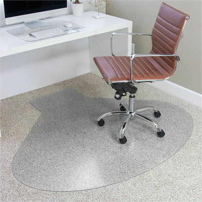 ES ROBBINS EverLife Workstation Chair Mat - Medium Pile Carpet, Workstation - 60" Length x 66" Width - Lip Size 12" Leng