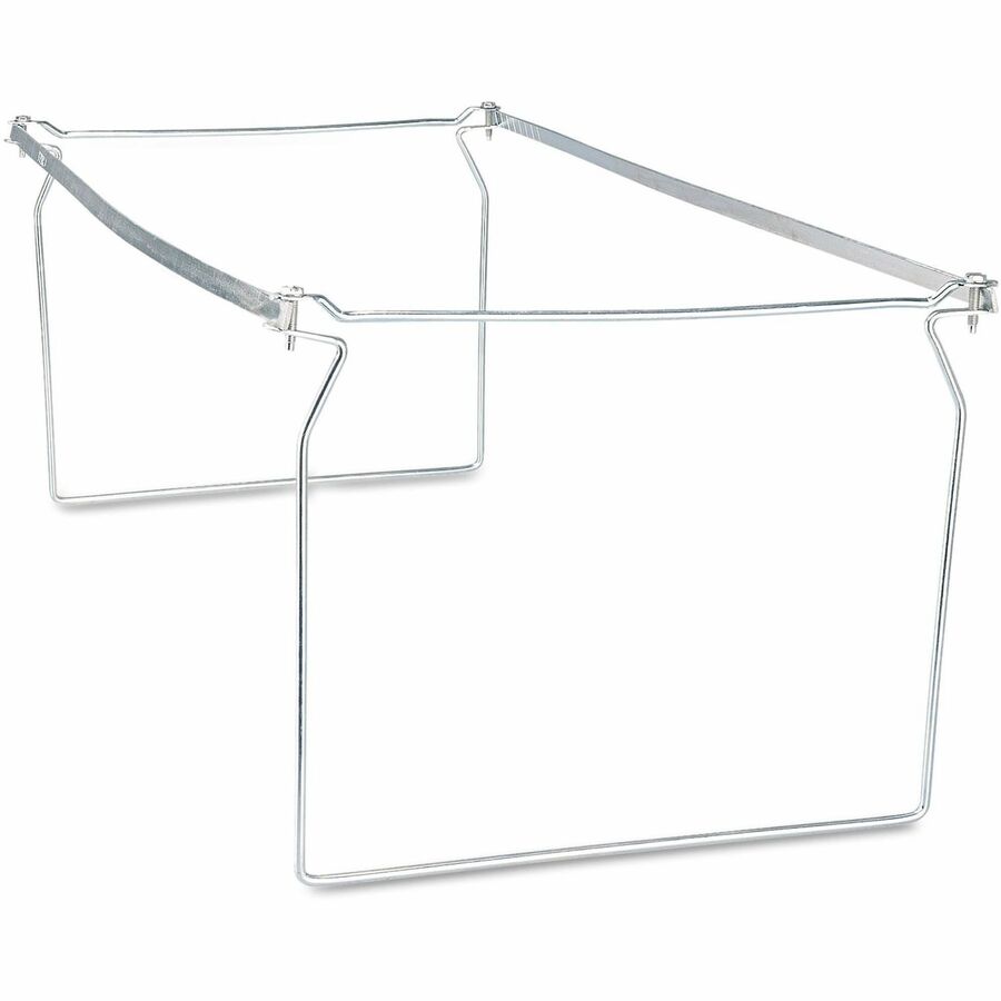 Universal File Frame - Letter - 23" to 26.77" Long - Steel - Steel - 1 Each