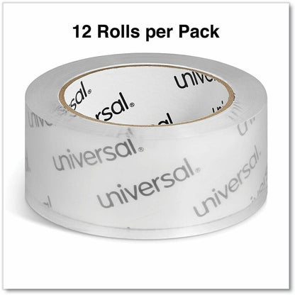 Universal Packaging Tape - 109 yd Length x 1.88" Width x 1.7 mil Thickness - 3" Core - Clear - Acrylic - Plastic Backing