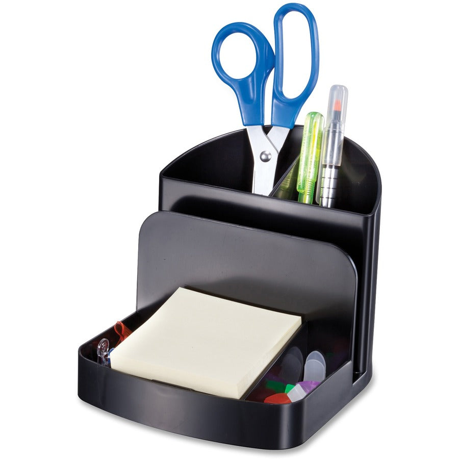 Officemate Deluxe Desk Organizer - 5 Compartment(s) - 5" Height x 5.38" Width x 6.75" Depth - Desktop - 30% Recycled - B
