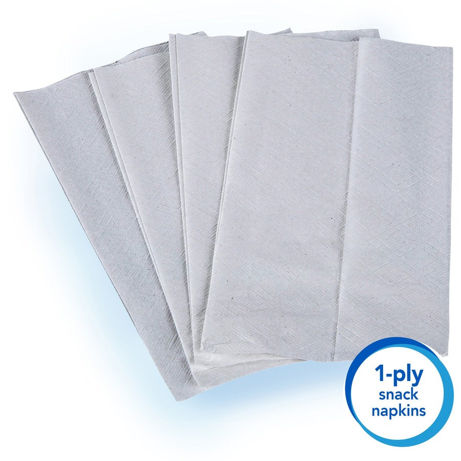 Scott Tall-Fold Paper Napkins - 1 Ply - Tall Fold - 6.60" Width x 13.20" Length - 10000 Sheets - White - Fiber - 500/Pac