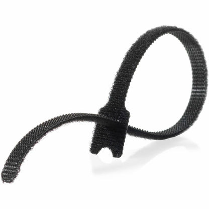 VELCRO® ONE-WRAP Ties 8in x 1/4in Ties Black 25 ct - Tie - Black - 40 lb Loop Tensile - 8" Length - 25 / Pack