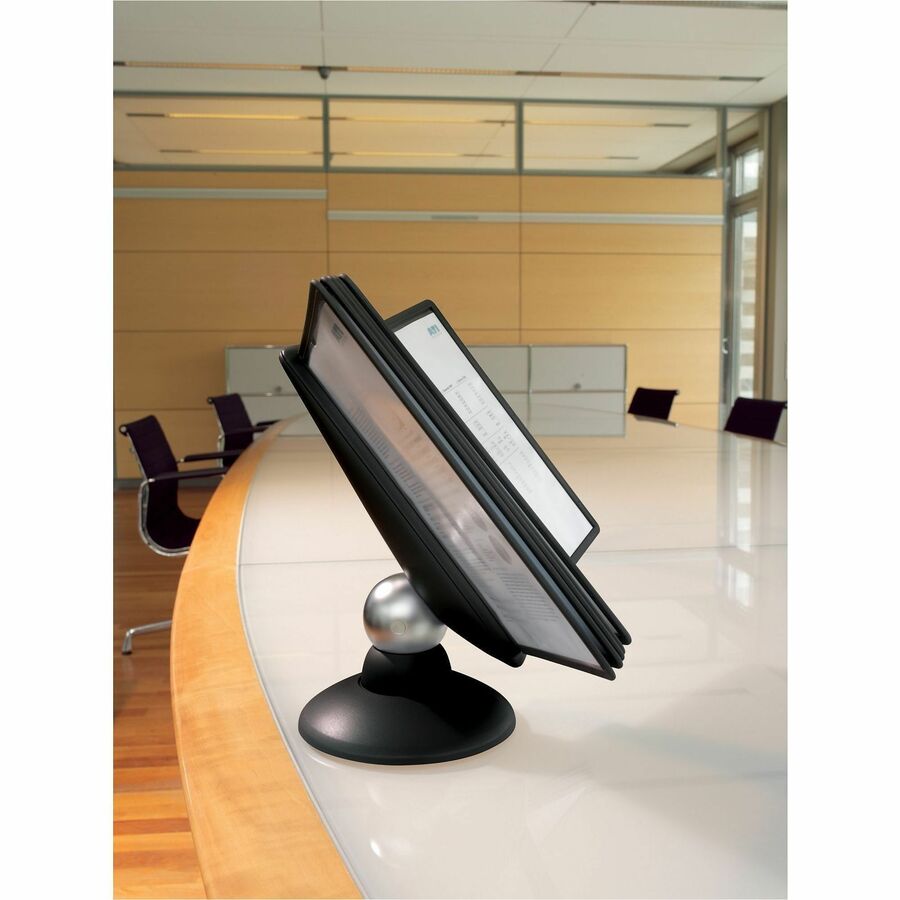 DURABLE Sherpa Motion Desk System - Desktop - 10 Panels - Support Letter 8.50" x 11" Media - 1 Each
