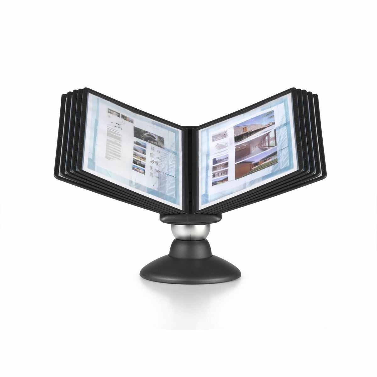 DURABLE Sherpa Motion Desk System - Desktop - 10 Panels - Support Letter 8.50" x 11" Media - 1 Each