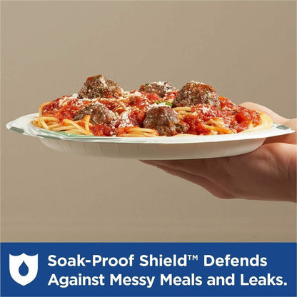 Dixie Ultra® Pathways 8-1/2" Heavyweight Paper Plates by GP Pro - Serving - Pathways - Microwave Safe - 8.5" Diameter - 