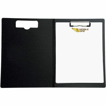 Mobile OPS Portfolio Clipboard Vertical RED (61632) - 0.50" Clip Capacity - Top Opening - 8 1/2" x 11" Sheet Size - Red 