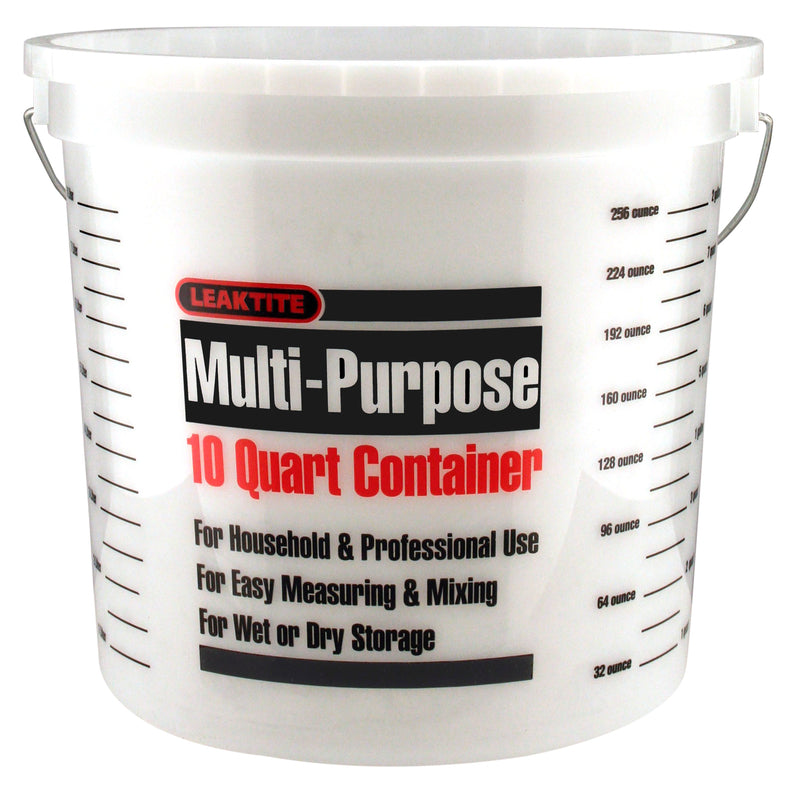 Leaktite White 10 qt Paint Pail