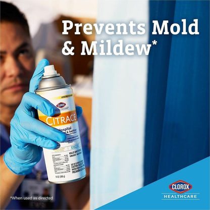 Clorox Healthcare Citrace Hospital Disinfectant and Sanitizer - For Multipurpose - 14 fl oz (0.4 quart) - Fresh Citrus S